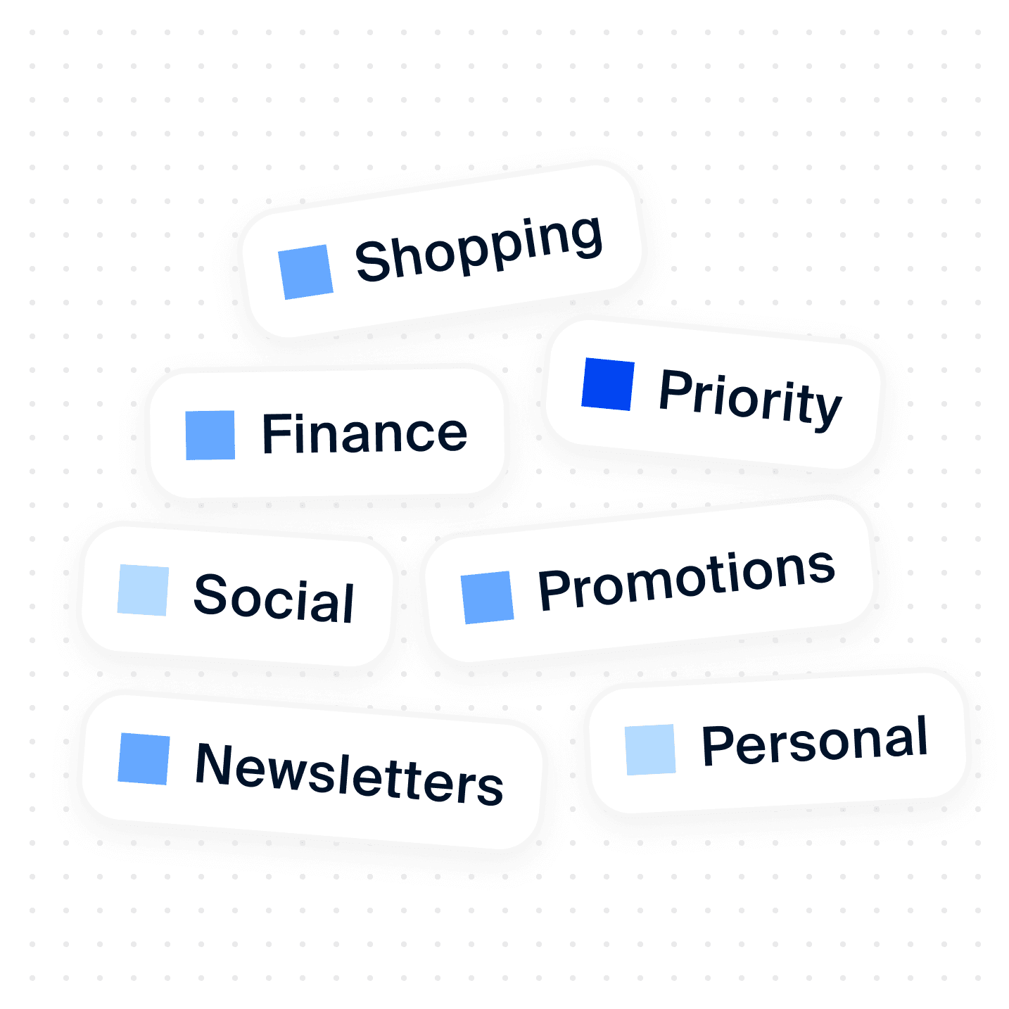 Automatic Labels. Stamp applies labels to all emails you receive based on your plain english descriptions.
